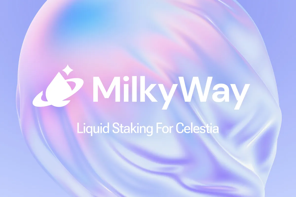 MilkyWay is a pioneering liquid staking protocol developed to operate within the Celestia and Cosmos ecosystems. (Image Credit: Google Image Search via the MilkyWay website)