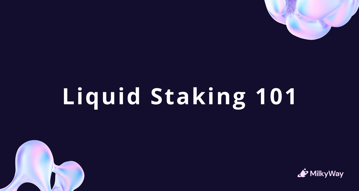 As the first offering built atop the MilkWay protocol, liquid staking is realized via the usability of its milkTIA liquid staking token (LST) and its relationship with the native TIA token and other protocol-level constructs. (Image Credit: Liquid Staking 101 via the MilkyWay documentation)