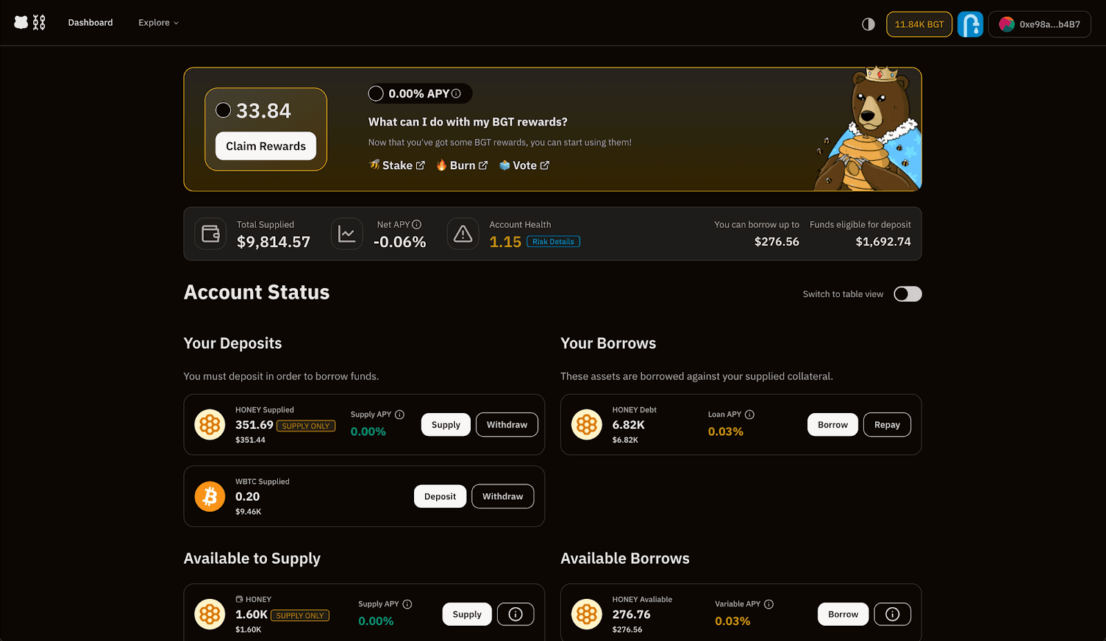 On the BEND platform, suppliers provide liquidity to the marketplace of their choice while earning interest on the crypto they provided. In contrast, borrowers are able to borrow assets via an over-collateralized manner for use within the Berachain DeFi suite. Image Credit: What is Berachain Bend? via Berachain bend Documentation