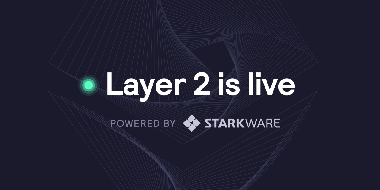 dYdX pivoted away from employing a strictly Ethereum-based platform to co-create a new Layer 2 with the help of Starkware’s pioneering zkSTARK (Zero-Knowledge Scalable Transparent Argument of Knowledge) scaling technology. (Image Credit: Trade now on Layer 2 via the dYdX blog)