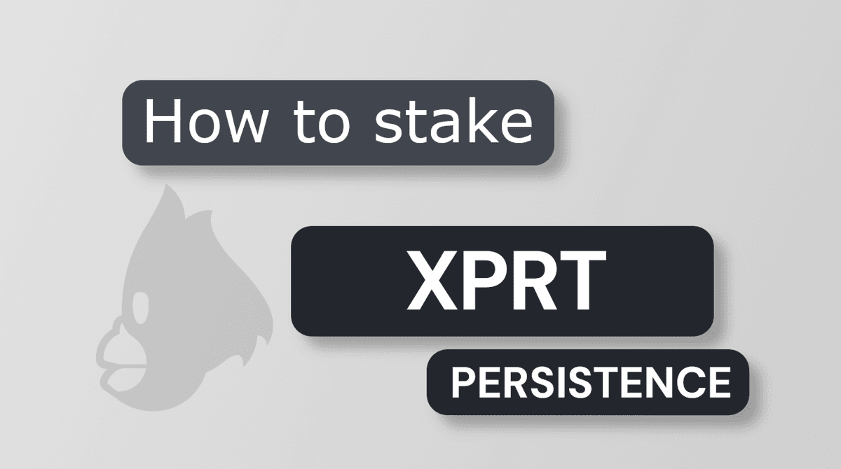 How to Stake XPRT