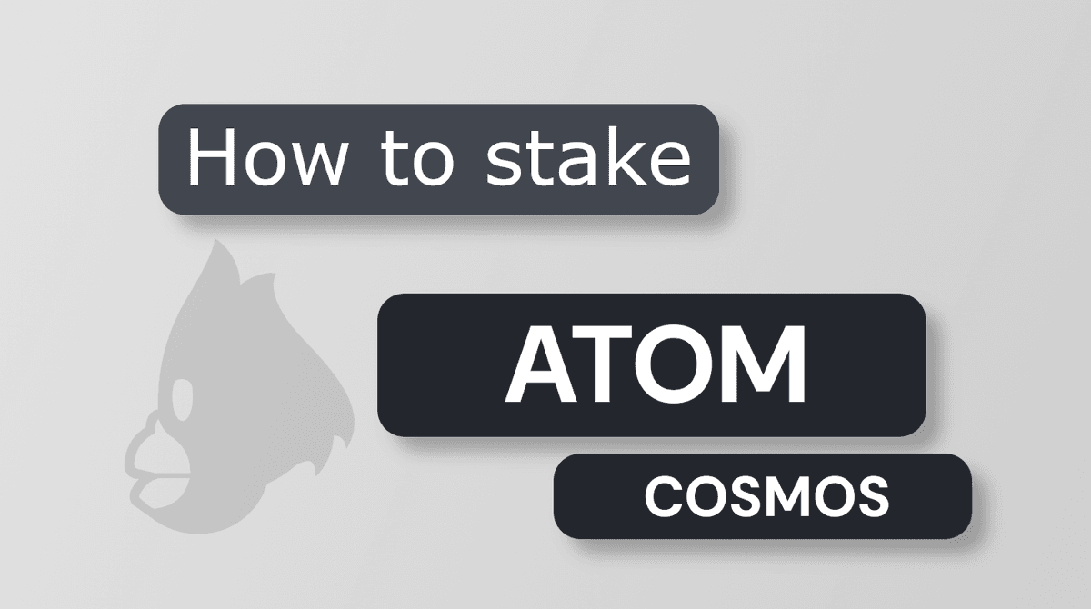 How to Stake ATOM