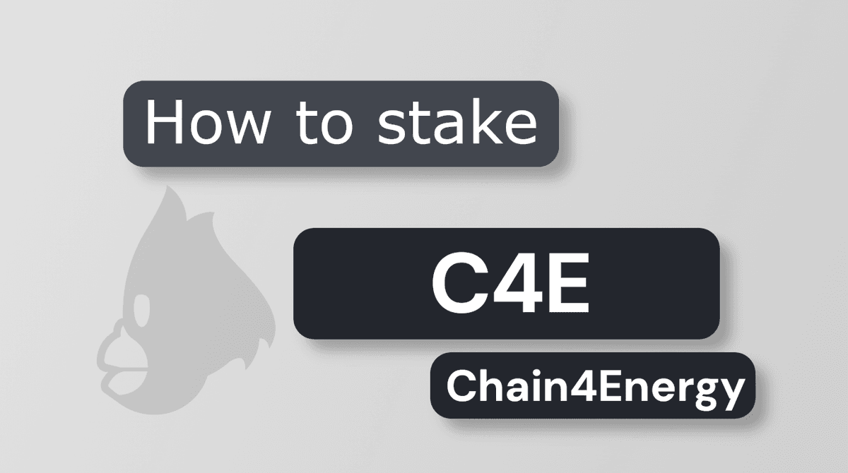 How to Stake C4E