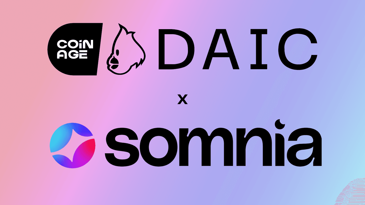 Coinage x DAIC supports Somnia’s high TPS L1 as Mainnet Validator