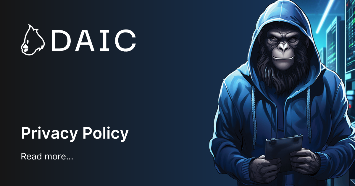 Privacy Policy | DAIC Capital